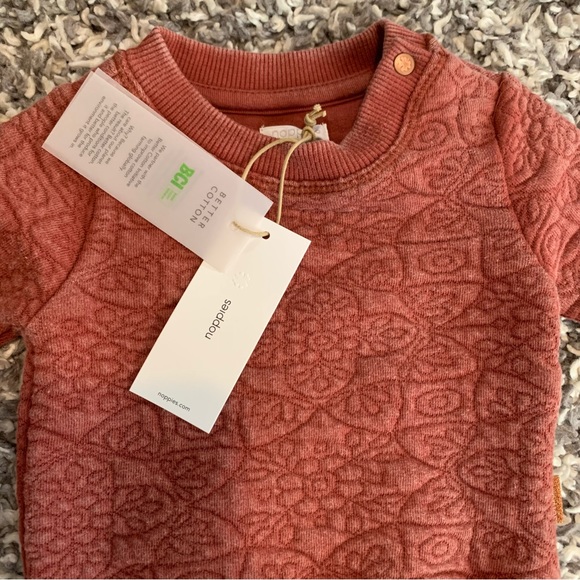 NWT Noppies Rust floral print Sweater - Picture 2 of 5